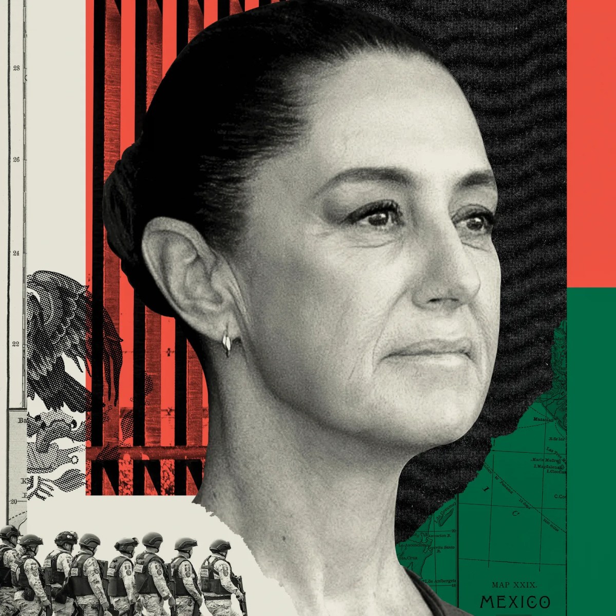 La presidenta de México se enfrenta a&nbsp;Trump