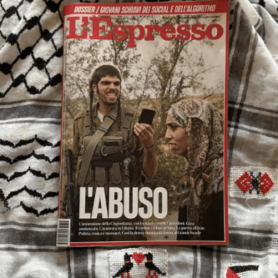 La sonrisa del colono: La portada de una revista italiana pone al descubierto la monstruosidad del «Gran&nbsp;Israel»