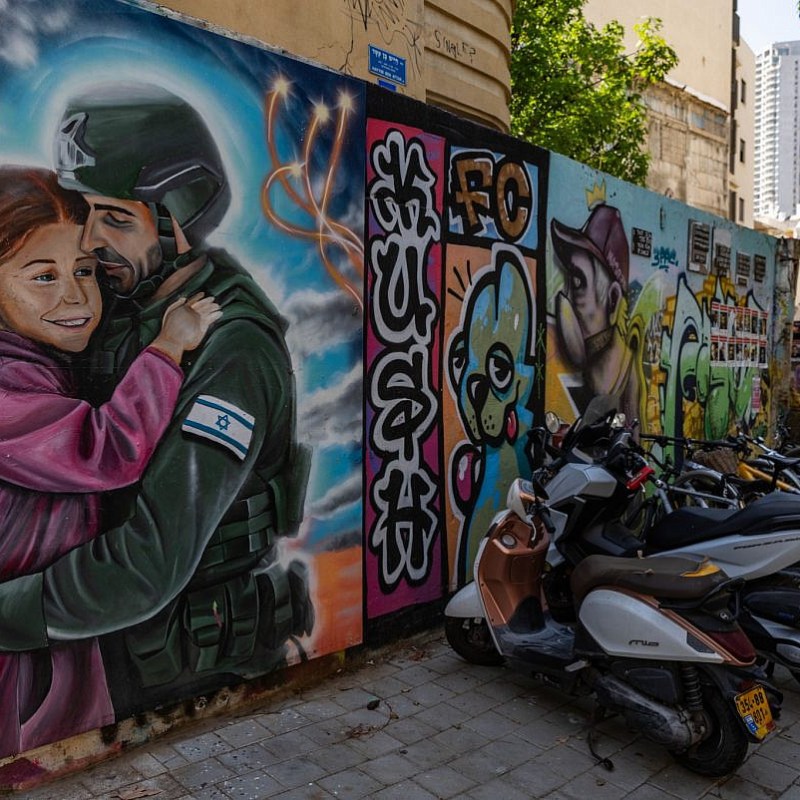 En fotos, de cómo el hipermilitarismo impregna la vida cotidiana en&nbsp;Israel